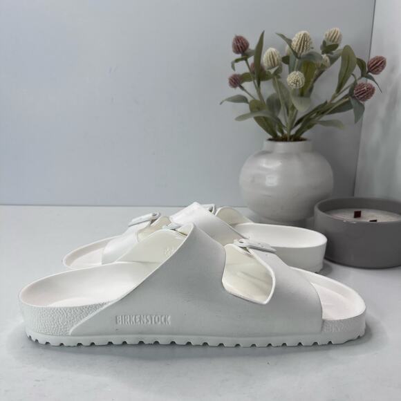 Birkenstock Arizona Eva Sandal White Regular Fit Men 10/EU43 0129421 NWOB - Picture 7 of 9